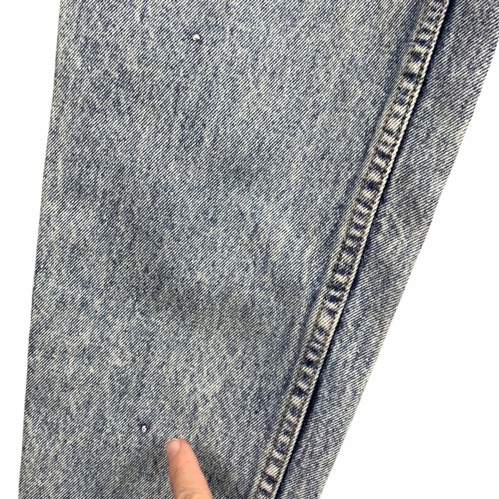 Lawman 80’s Acid Wash High Waisted Tapered Relaxed Fit Mom Jeans Vintage - Picture 8 of 10